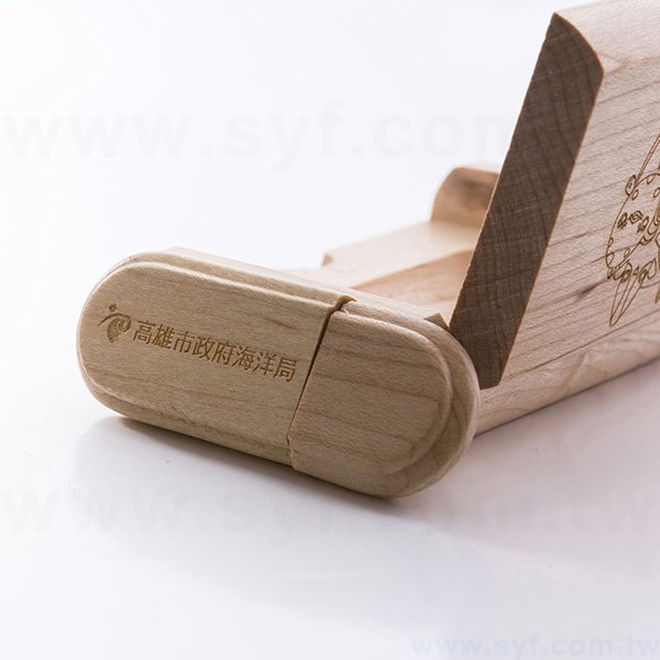 環保隨身碟-原木禮贈品USB可加購掀蓋式木盒-帽蓋木質隨身碟-客製隨身碟容量-工廠客製化印刷推薦禮品-5